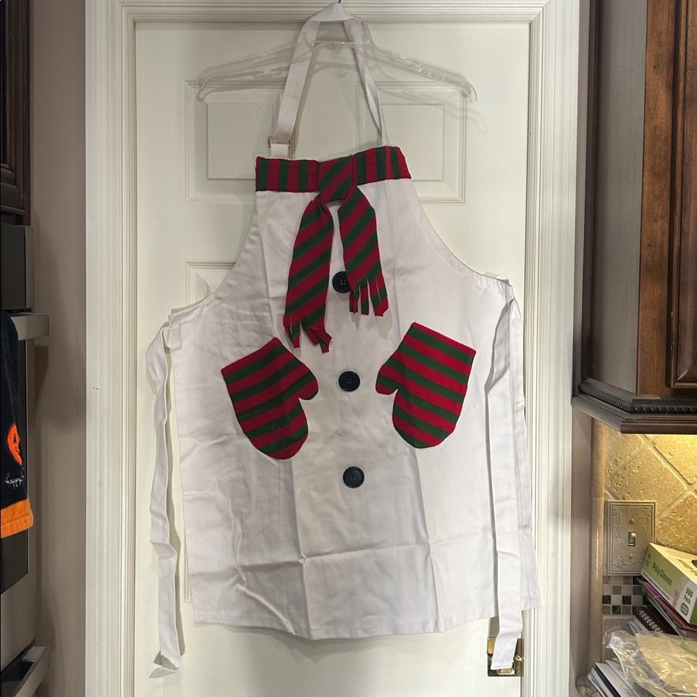 Vintage 90’s Festive Snowman Apron